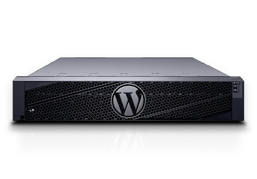 Hosting Server mit WordPress Logo